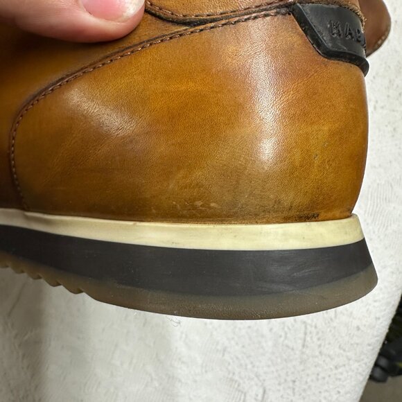 Magnanni Brown Cristian Dress Sneakers Leather Made in Spain Style 15745 main image 10
